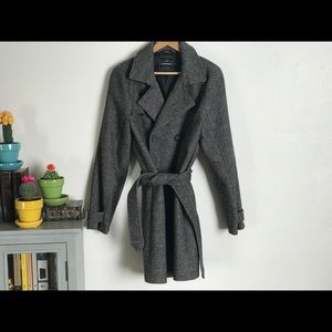 Topman double breasted coat